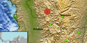 Temblor de magnitud 4.6 con epicentro en Urrao, Antioquia, se sintió en otras zonas del país
