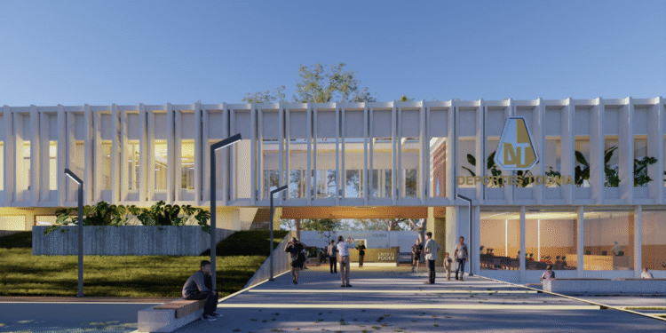 Deportes Tolima puso la primera piedra de su nueva y moderna sede deportiva