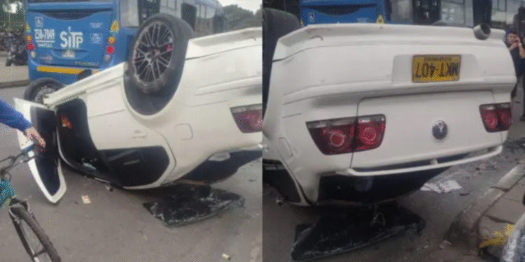 Grave accidente en Bogotá dejó dos muertos: chocaron dos motos y un vehículo