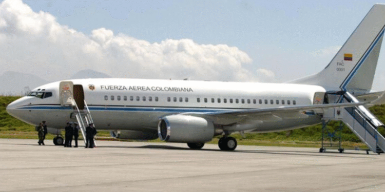 Avión presidencial de Colombia enfrenta incidente en Madrid por la ‘Lista Clinton’