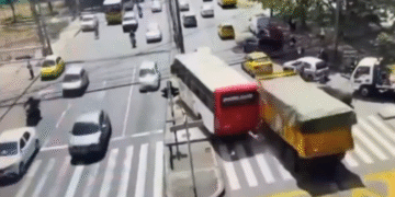 Volqueta sin frenos causa grave accidente en Medellín