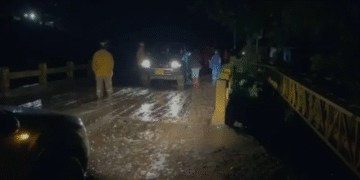 Río se llevó un carro: un muerto y tres desaparecidos en Silvania, Cundinamarca