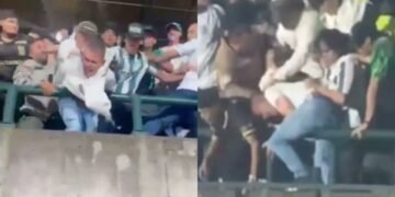Hinchas de Junior fueron brutalmente agredidos por barristas de Nacional en Itagüí