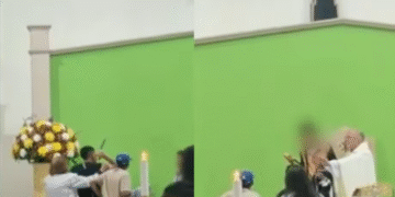 Pánico durante misa en Bogotá: cura fue usado como escudo humano en violenta riña