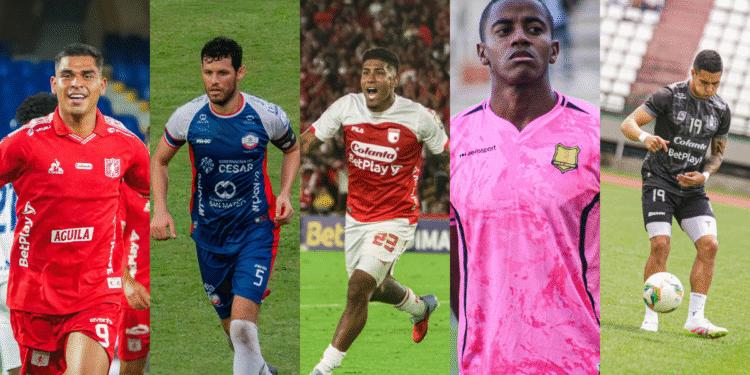 Cuentas de los cinco equipos que se pelean los dos cupos restantes a cuadrangulares de la Liga BetPlay 2025-II