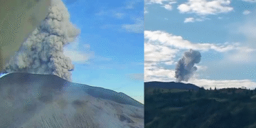 Volcán Puracé pasa a alerta naranja por aumento de actividad: SGC advierte cambios significativos