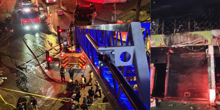 Incendio en San Victorino: Bomberos Bogotá controló emergencia en la madrugada del 30 de noviembre