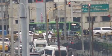 Persecución policial en el centro de Bogotá terminó con un muerto y dos capturados