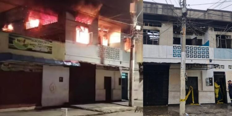 Incendio en el centro de Neiva deja tres personas muertas durante la madrugada del 24 de diciembre