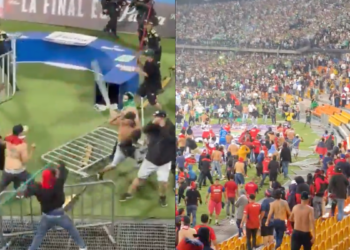 El vandalismo entre las hinchadas amargó la final de la Copa BetPlay entre Nacional y Medellín