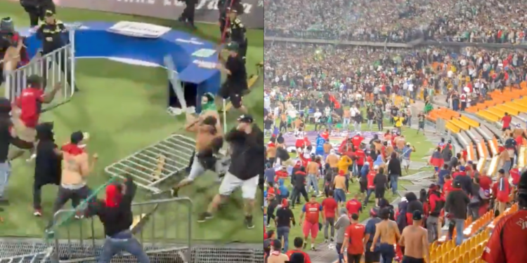 El vandalismo entre las hinchadas amargó la final de la Copa BetPlay entre Nacional y Medellín