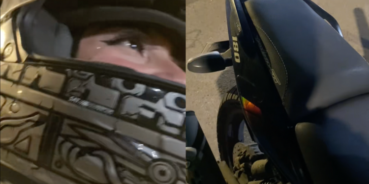 Video: Mujer testigo de una infidelidad de motociclista se viraliza en redes sociales