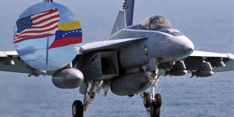 Aviones F-18 de EE.UU. irrumpen en el Golfo de Venezuela: el sorpresivo sobrevuelo que aumenta la tensión en el Caribe