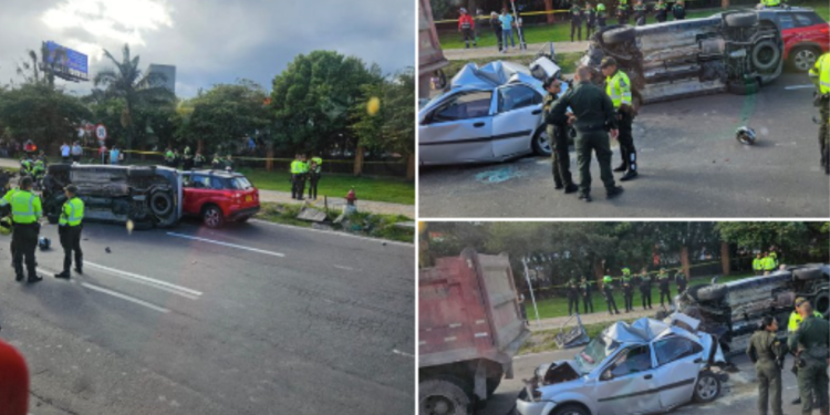 Estos son los esposos que fallecieron en el accidente tras hurto en la Av. 68 con calle 72