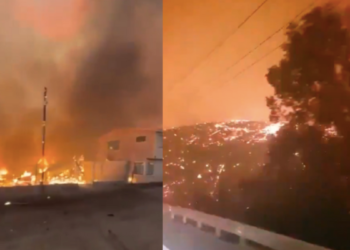 20.000 personas fueron evacuadas por incendios forestales en Ñuble y Biobío en Chile