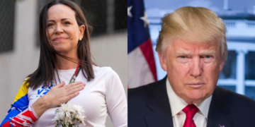 Donald Trump y Maria Corina