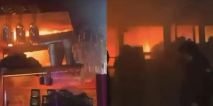 Incendio en celebración de Año Nuevo dejó decenas de fallecidos y varios heridos: todo quedó en video