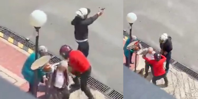 Video: brutal asalto