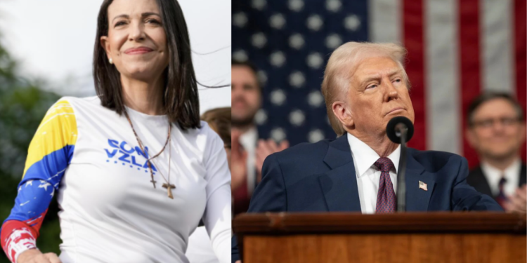 Trump descarta que María Corina Machado asuma el poder en Venezuela: “No cuenta con apoyo ni respeto en su país”