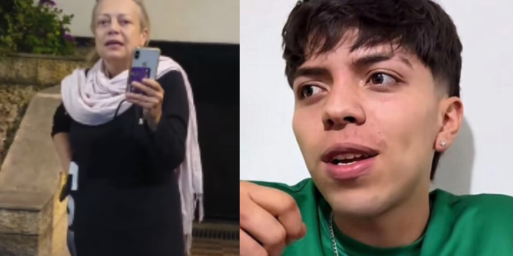 Habla domiciliario que fue amenazado por Liliana, la mujer que lo insultó y golpeó su motocicleta