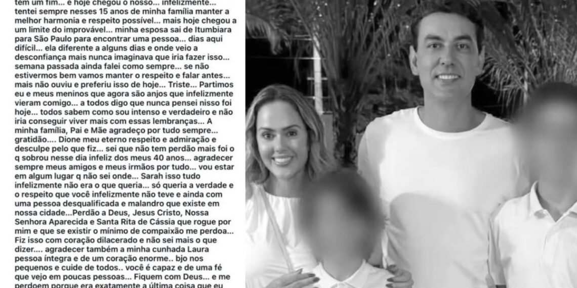 Carta de despedida del secretario en Brasil revela crisis antes del crimen familiar