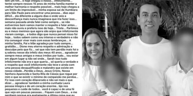 Carta de despedida del secretario en Brasil revela crisis antes del crimen familiar