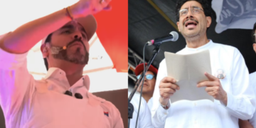 Abelardo de la Espriella con el 32,1% e Iván Cepeda con el 31,4% están en empate técnico en la encuesta AtlasIntel