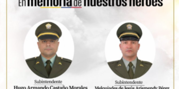 Dos policías asesinados dejan ataque armado en Anorí: los mataron prestando servicio