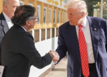 Primeras imágenes del presidente Petro y del mandatario Donald Trump en la Casa Blanca