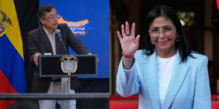 Delcy Rodríguez anuncia una primera reunión con el presidente Petro tras la caída de Nicolás Maduro