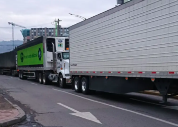 Grandes trancones en Chía por protestas de comerciantes