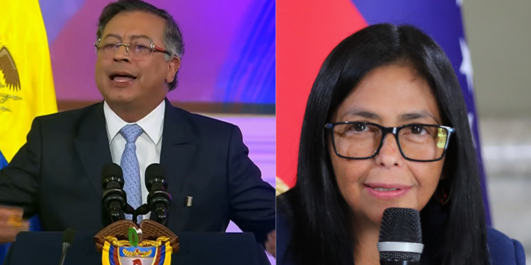 Encuentro entre Petro y Delcy Rodríguez