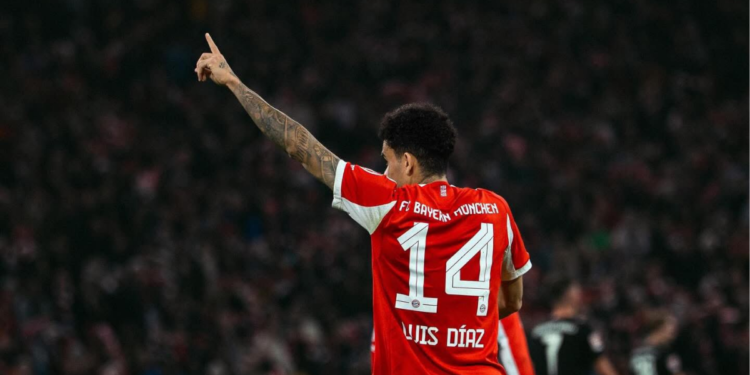 Luis Díaz anotó nuevo gol