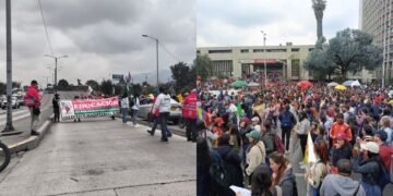 Protesta de docentes