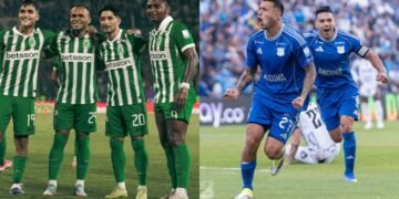 Nacional vs. Millonarios por Sudamericana